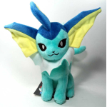 Authentic Pokemon plush Vaporeon pokemon center 2016 +/- 25cm long